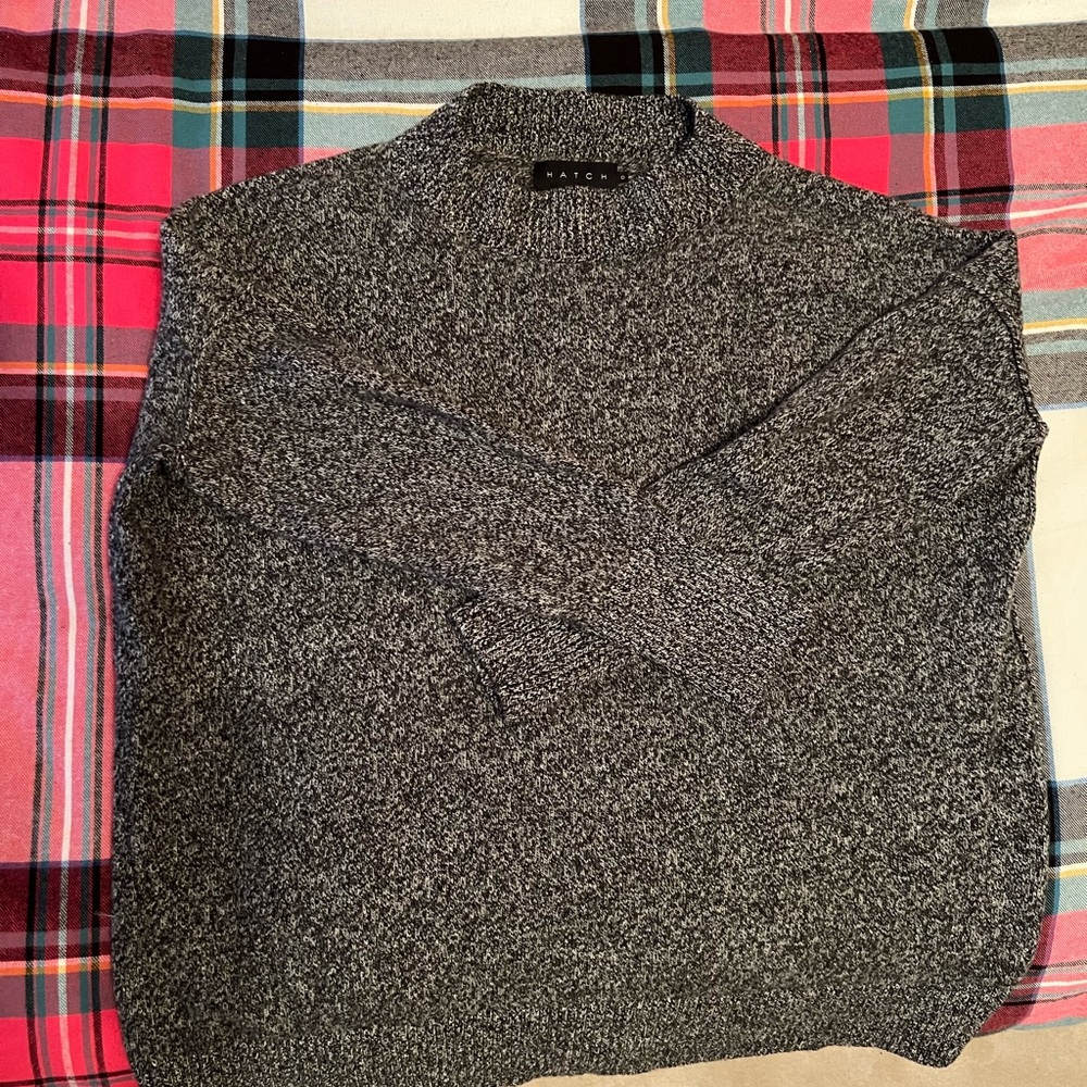 Hatch Maternity Grey Sweater 100% Merino Wool Size 0 (XS)